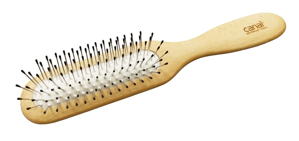 Brosse à cheveux à picots en métal, petit modèle Brosse à cheveux à picots en métal, petit modèle