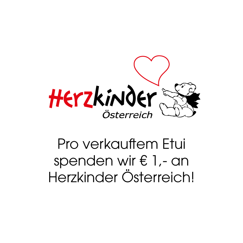 Herz-Etui aus Filz, 3-teilig