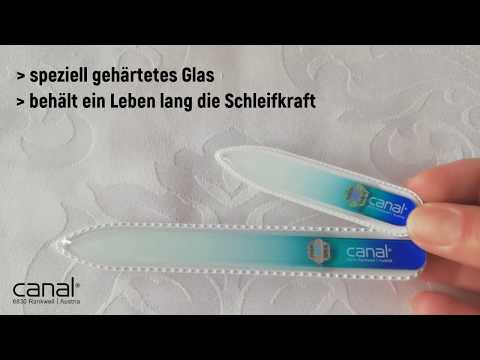 glass nail file coloured, 8 cm